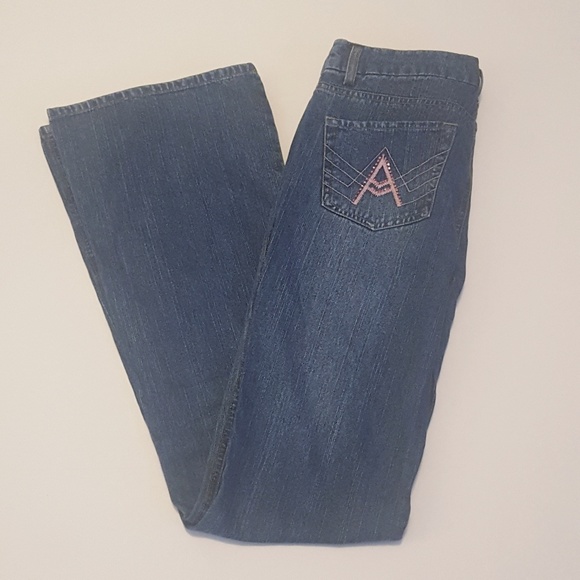 7FAM | Mid Rise Pink A Pocket Bootcut Jeans 27 NWT - Picture 1 of 8